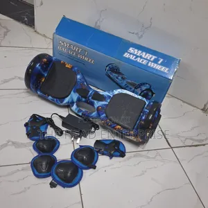 6.5 Inch Blue Graffiti Hoverboard With Guards