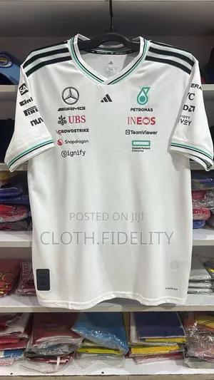 Mercedes Amg Petronas F1 Shirt.(White)