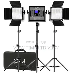 GVM 800 RGB 3 Pack Led Video Light Kit