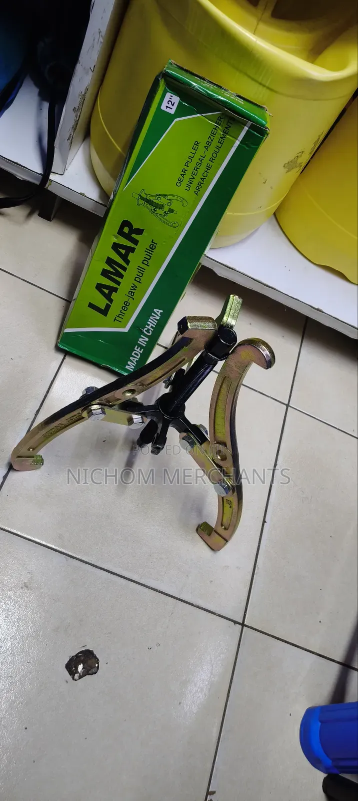 Lamar 12" 3 Jaw Gear Puller/12" Jaw Puller
