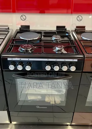 Ramtons Rc607 3 Gas and 1 Electric Cooker Black