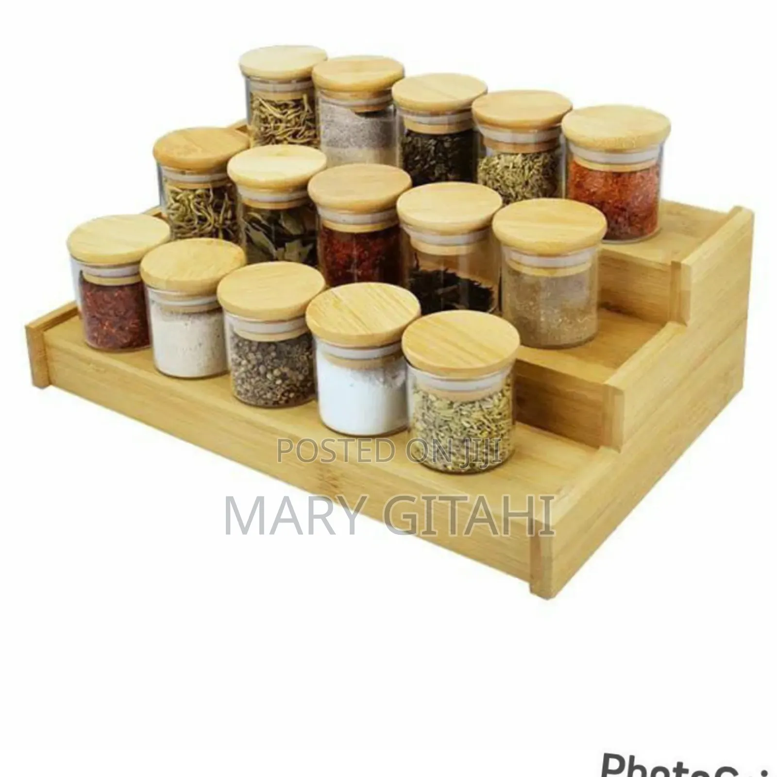 Non Expandable Wooden 3-Tier Rack