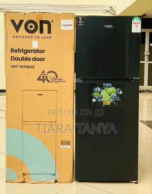 Von Vart 197nrak Double Door No Frost Fridge