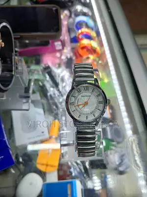 Analogue Wrist Watch for Women-Silver
