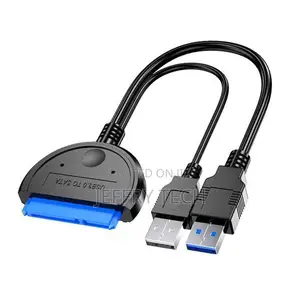 Dual Usb 3.0 to Sata Adapter 2.5 Inch 3.5 Inch Cable Convert