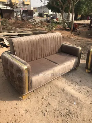 2 Seater Velvet Vault Sofa