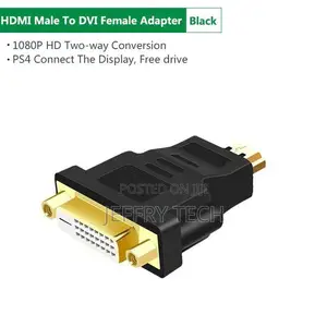1080p Dvi 24+1 Pin Male to Hdmi-Compatible Female Adapter C