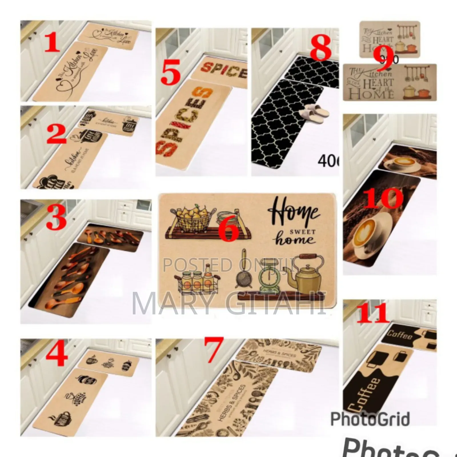 New Look Rubber Kitchen Mats*