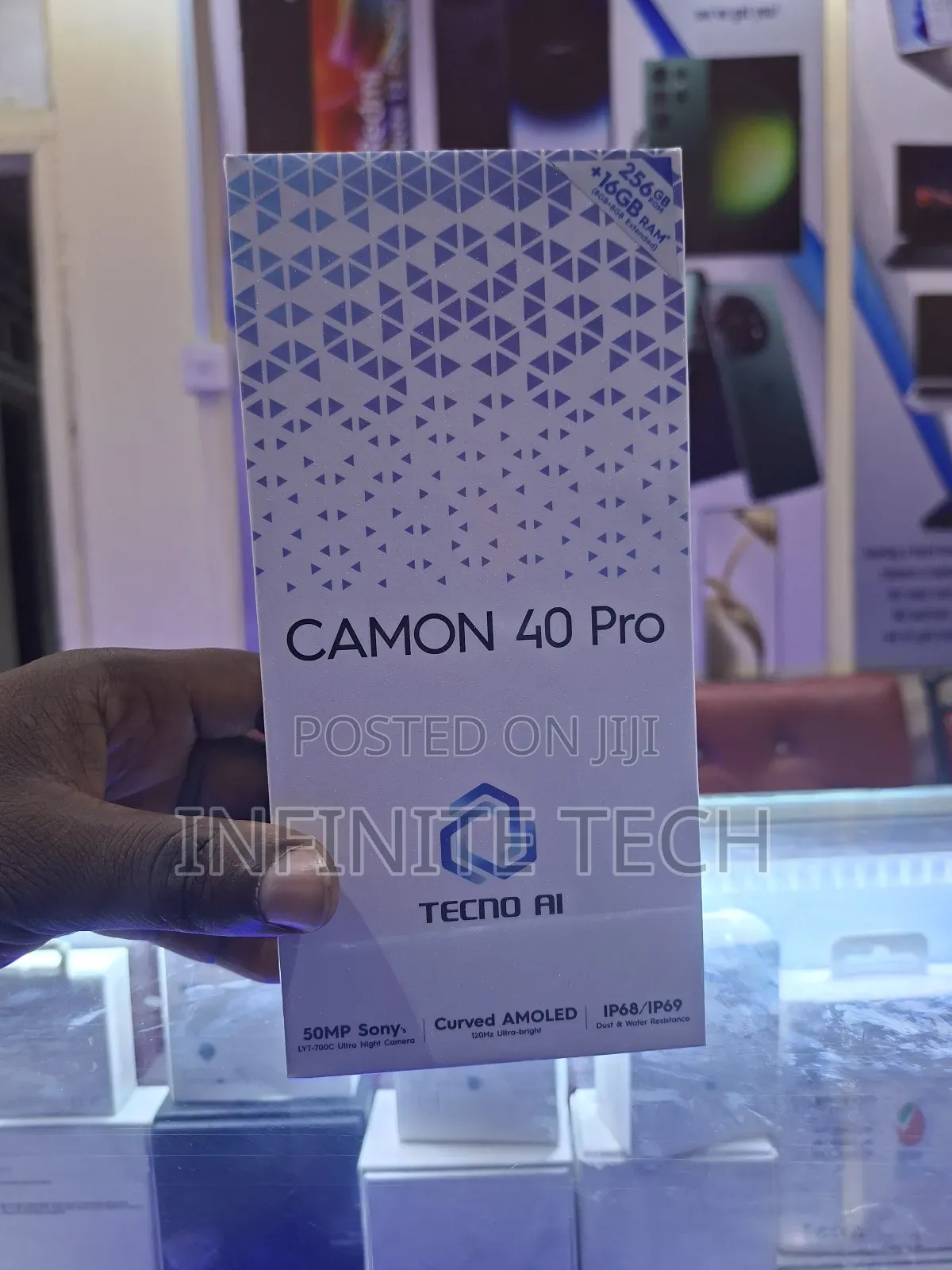 New Tecno Camon 40 Pro 256 GB Black
