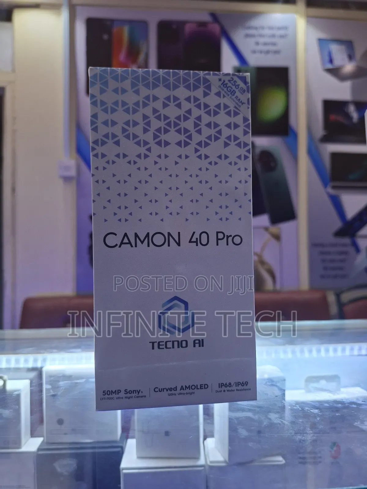 New Tecno Camon 40 Pro 256 GB Black