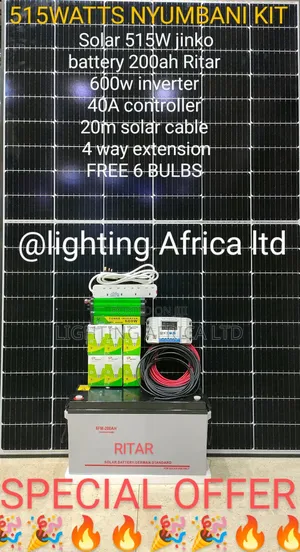 515w Jinko Solar Full Kit + Ritar Battery on Offer  