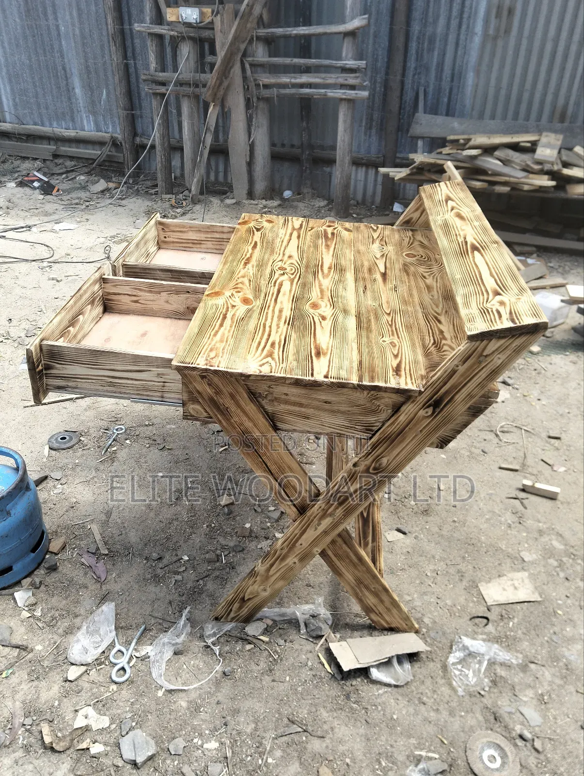 Rustic Study Table