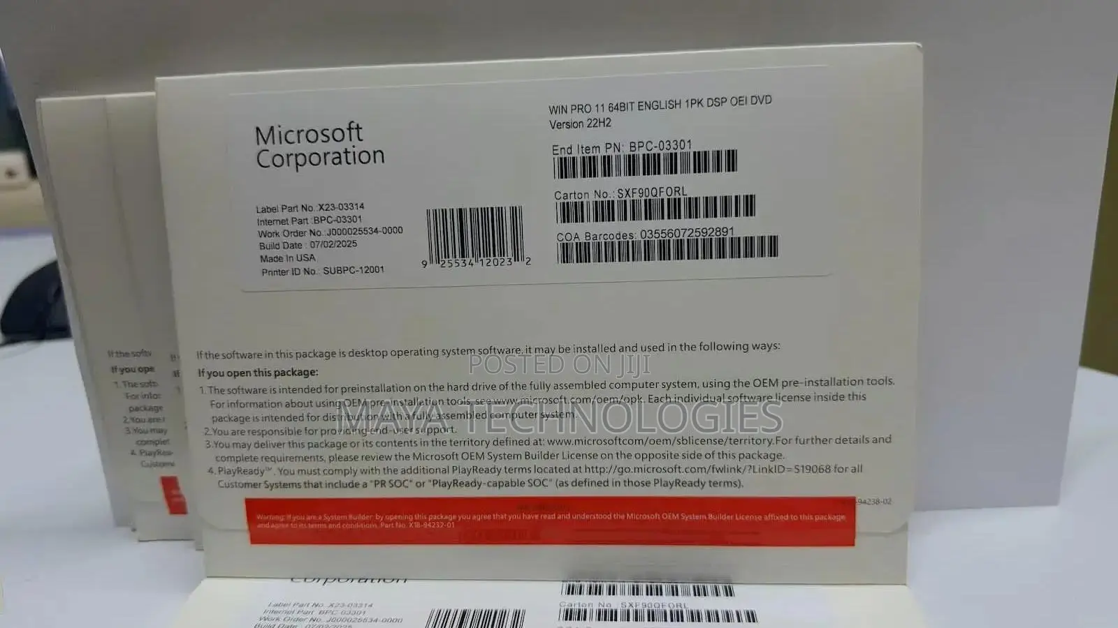 Microsoft Windows 11 Pro 64bit
