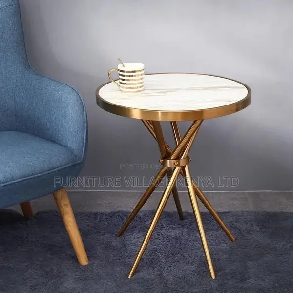 Dining Table: Luxury Round Metal Center Dining Table