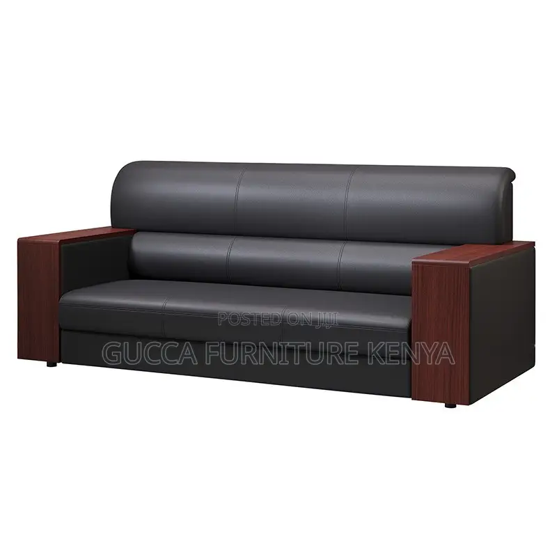 Office Sofa: 5-Seater Small Reception Room Business Sofa Set