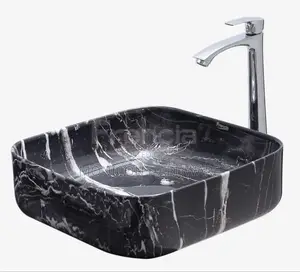 Countertop Handwash Sink(Black Marble)