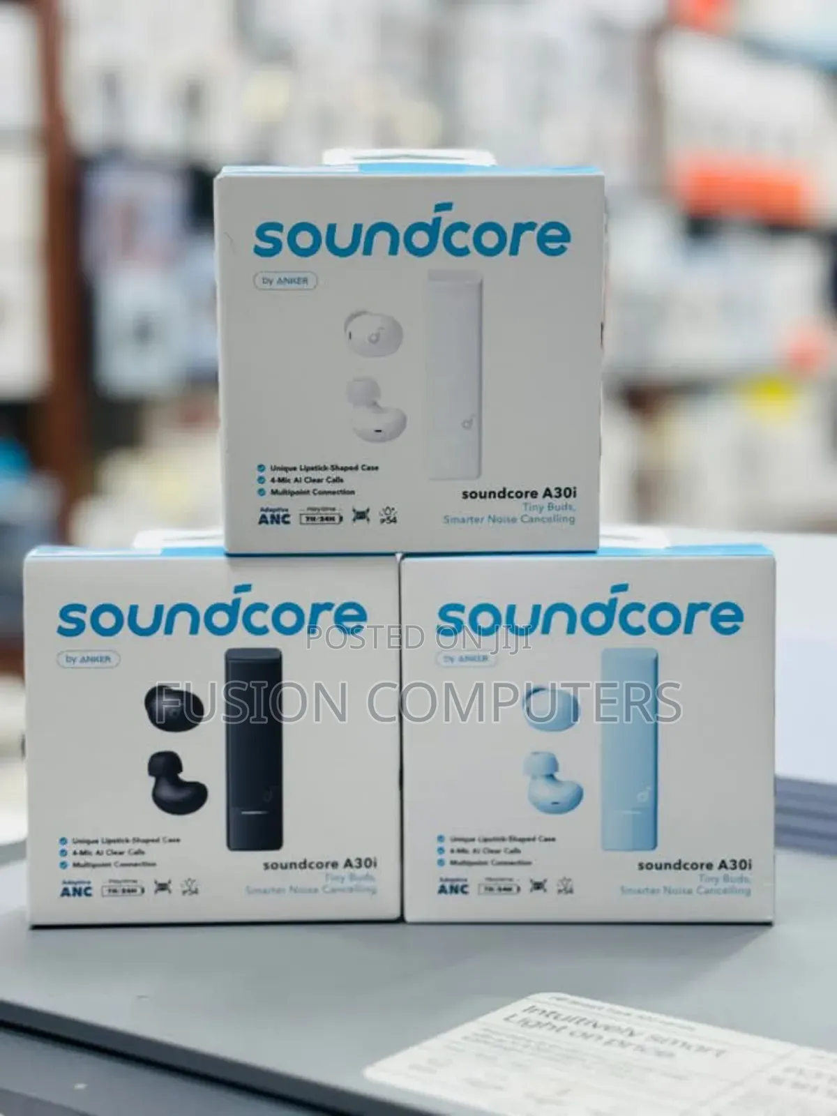 Soundcore A30i by Anker, Smart Noise Cancelling Earbuds,