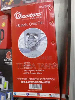 Ramtons Rm 670 18" Orbit Fan