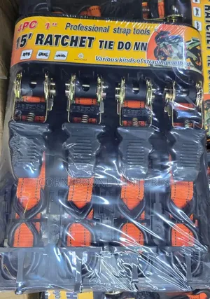 4pcs 1 Inch Ratchet Tie Down/ Ratchet Strap 4.5m