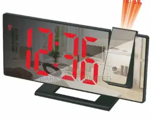 Led Projection Alarm Clock With Time Temperature Display