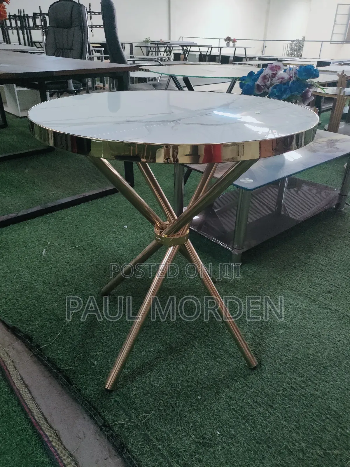 Cocktail Marble Effect Dining Table