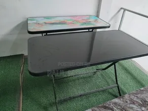 Rectangular Black Foldable Table