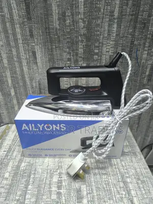 Ailyons Hd-199a Electric Dry Iron Box Silver Black