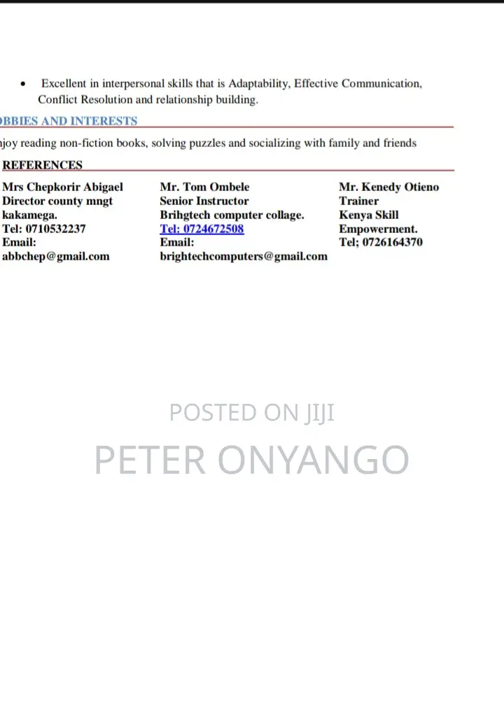 Admin Support / Personal Assistant
