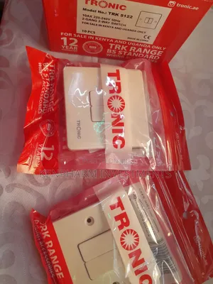 Tronic Light Switch, 2 Gang 2 Way; Trs113