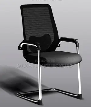 Office Chair: Ergonomic Mesh Back Fixed Frame Office Chair