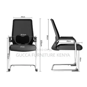 Office Chair: Ergonomic Mesh Back Fixed Frame Office Chair