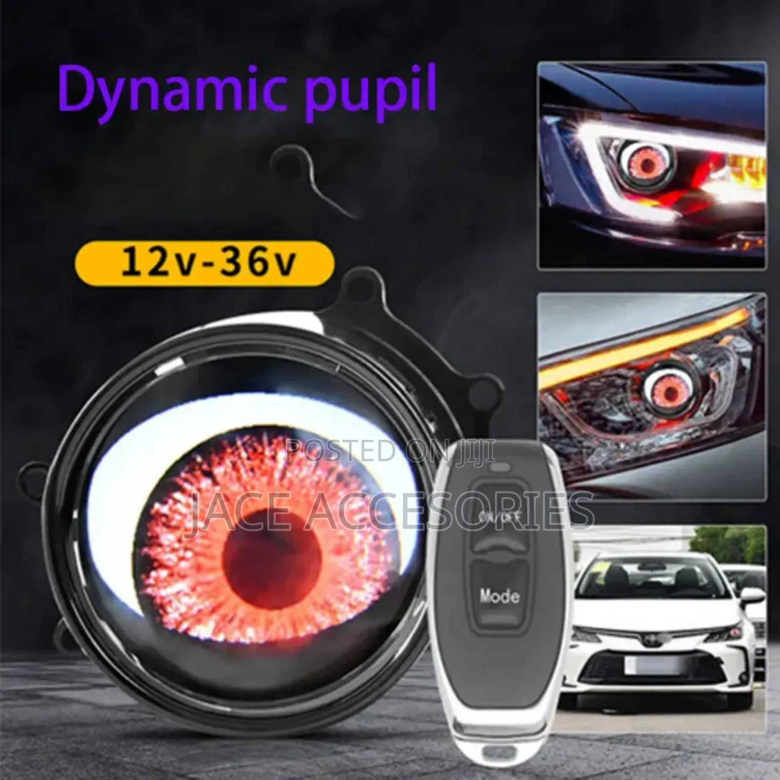 Car Drl Dynamic  Blinking Devil Eye
