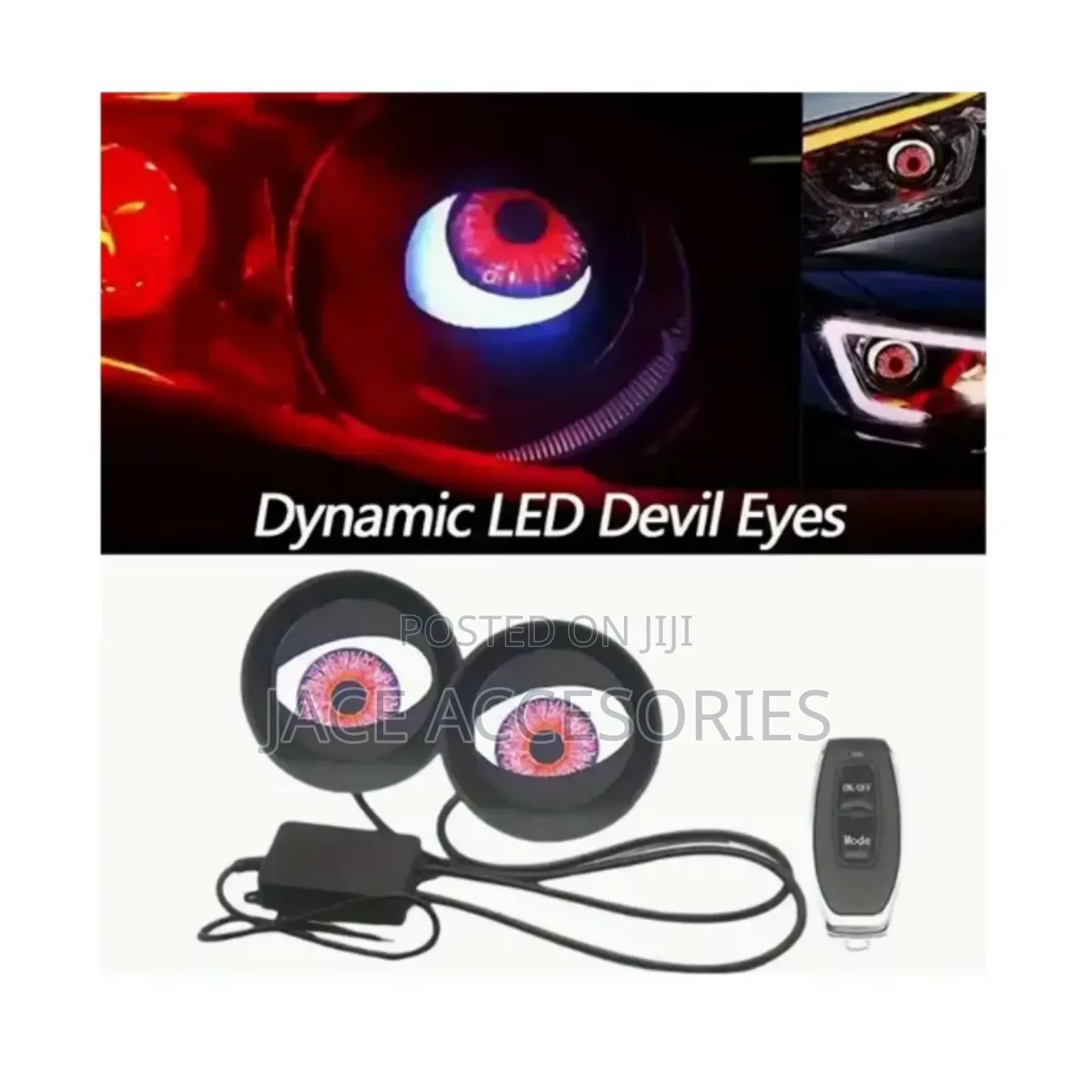 Car Drl Dynamic  Blinking Devil Eye