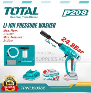 Total Cordless Pressure Washer Rechargeable Car Wash Machine