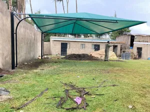 Golden Car Parking Shades Nets