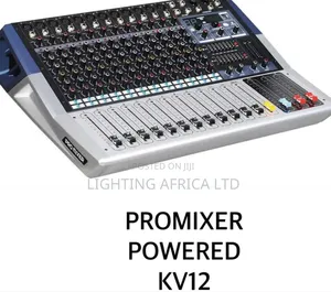 12 Channels Pro High Quality Powered Mixer Usb and Bluetooth Enabled