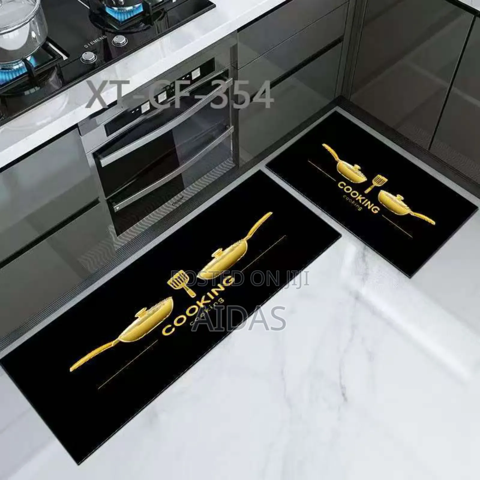 3 Pc Unbinded Kitchen Mat