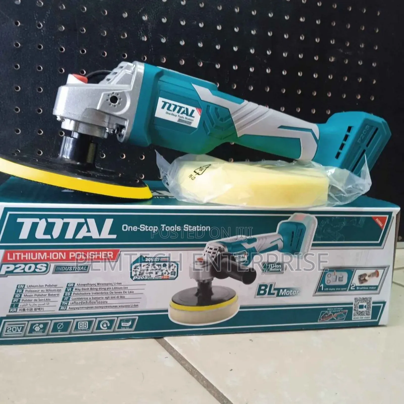 Total Tapli2001 20v 150mm Battery Polishing Machine