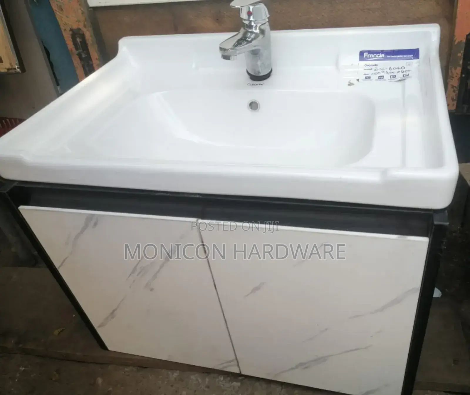White Vanity Cabinet Sink