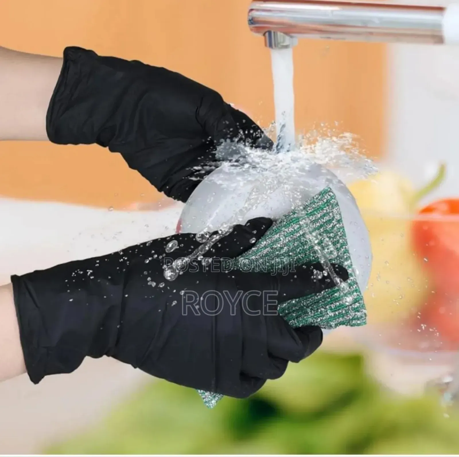 Black Nitrate Gloves -100pcs