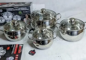Stainless Steel 8pcs Cookware Set High Quality