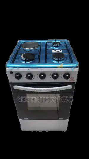 60*65 Free Standing 3 Gas Burner +1 Electric Cooker