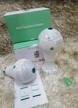 ^Camera CCTV Bulb/Nanny Camera Wifi Connectivity