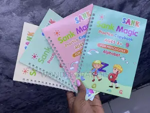 Sank Magic Copy Book A Set Of 5 Books 10 Pieces Refill