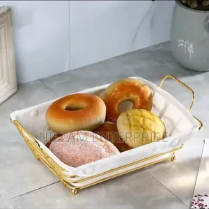 Metallic Fruit,Bread,Deco Holder Basket//Palette