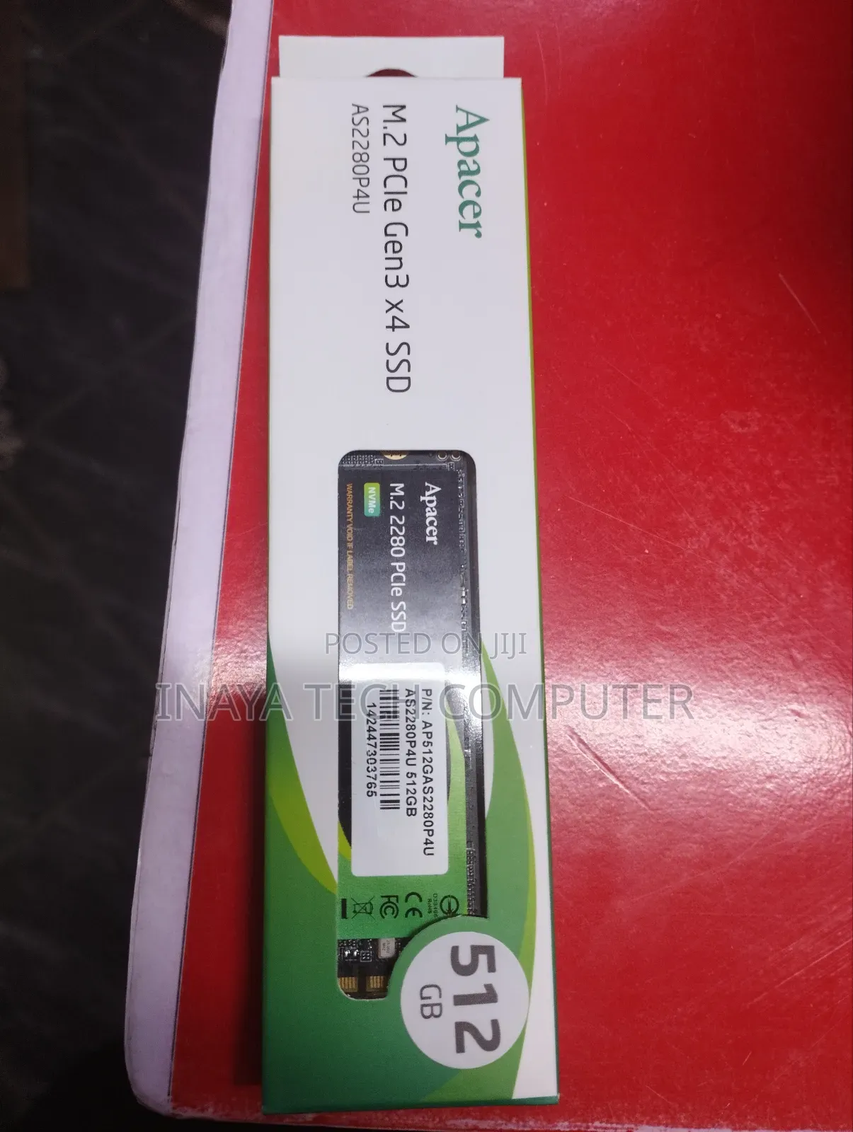 Apacer 512gb Nvme Internal SSD