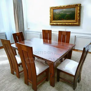 Dining Table, Family-Friendly Six(6) Seat Dining Table.