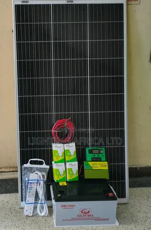 120w Full Kit + 100ah Battery + 300w Power Inverter