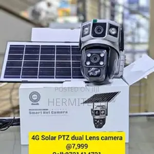 4g Solar Powered PTZ Dual Lens CCTV Camera
