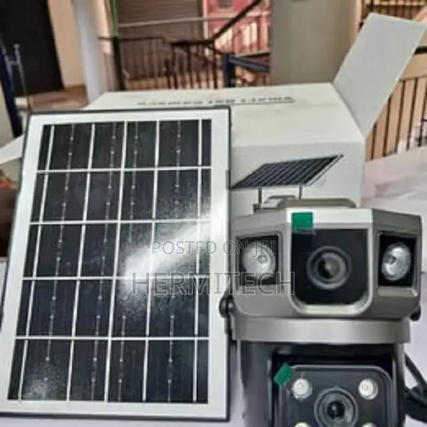 4g Solar Powered PTZ Dual Lens CCTV Camera